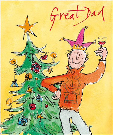 Cheers Dad Christmas Card