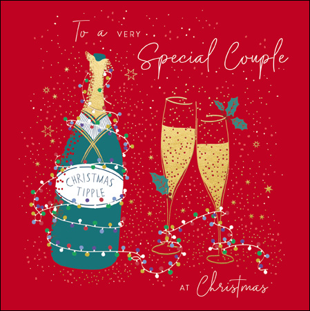 Festive Tipple Special Couple Christmas Card