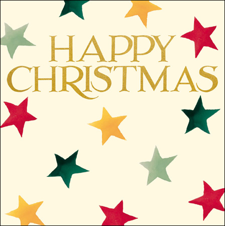 Festive Stars Christmas Card