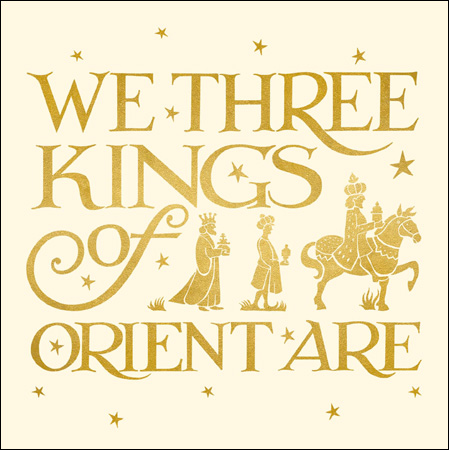 We Three Kings Christmas Card
