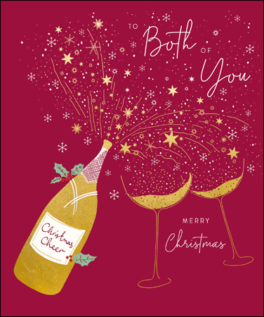 Christmas Cheer Both of You Christmas Card