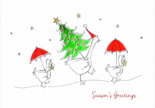 Dancing Ducks Marie Curie Christmas Pack (10)