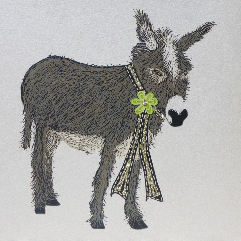 Donkey Greeting Card