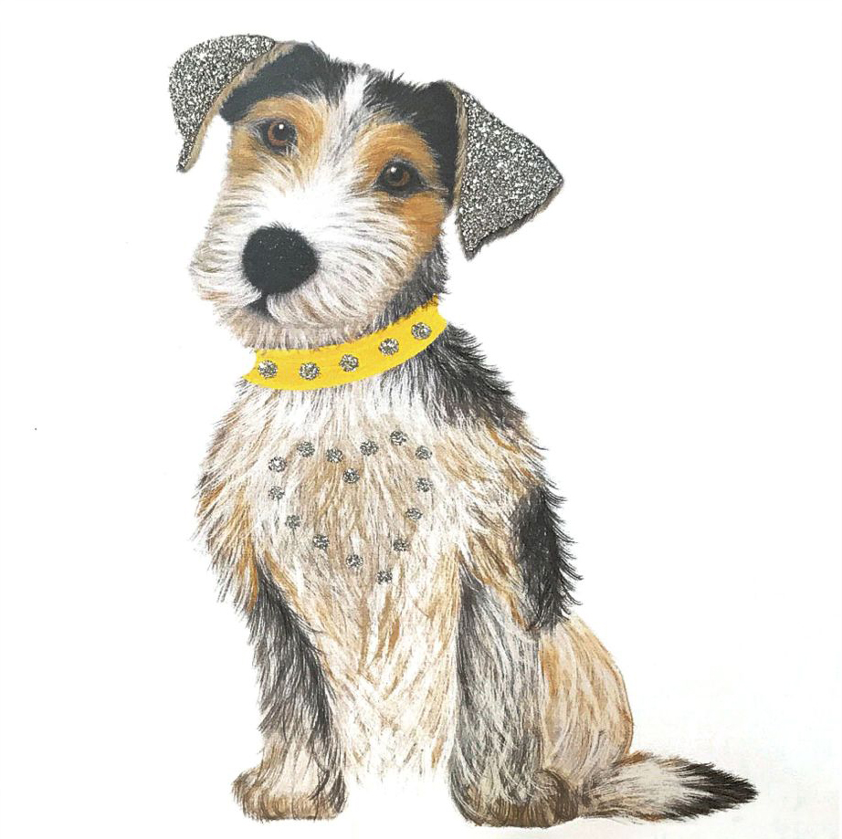 Terrier Pup Greeting Card