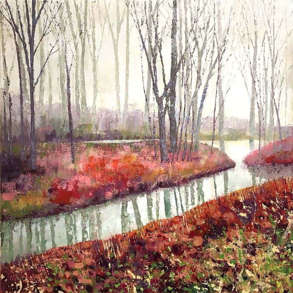 Misty Morning Greeting Card