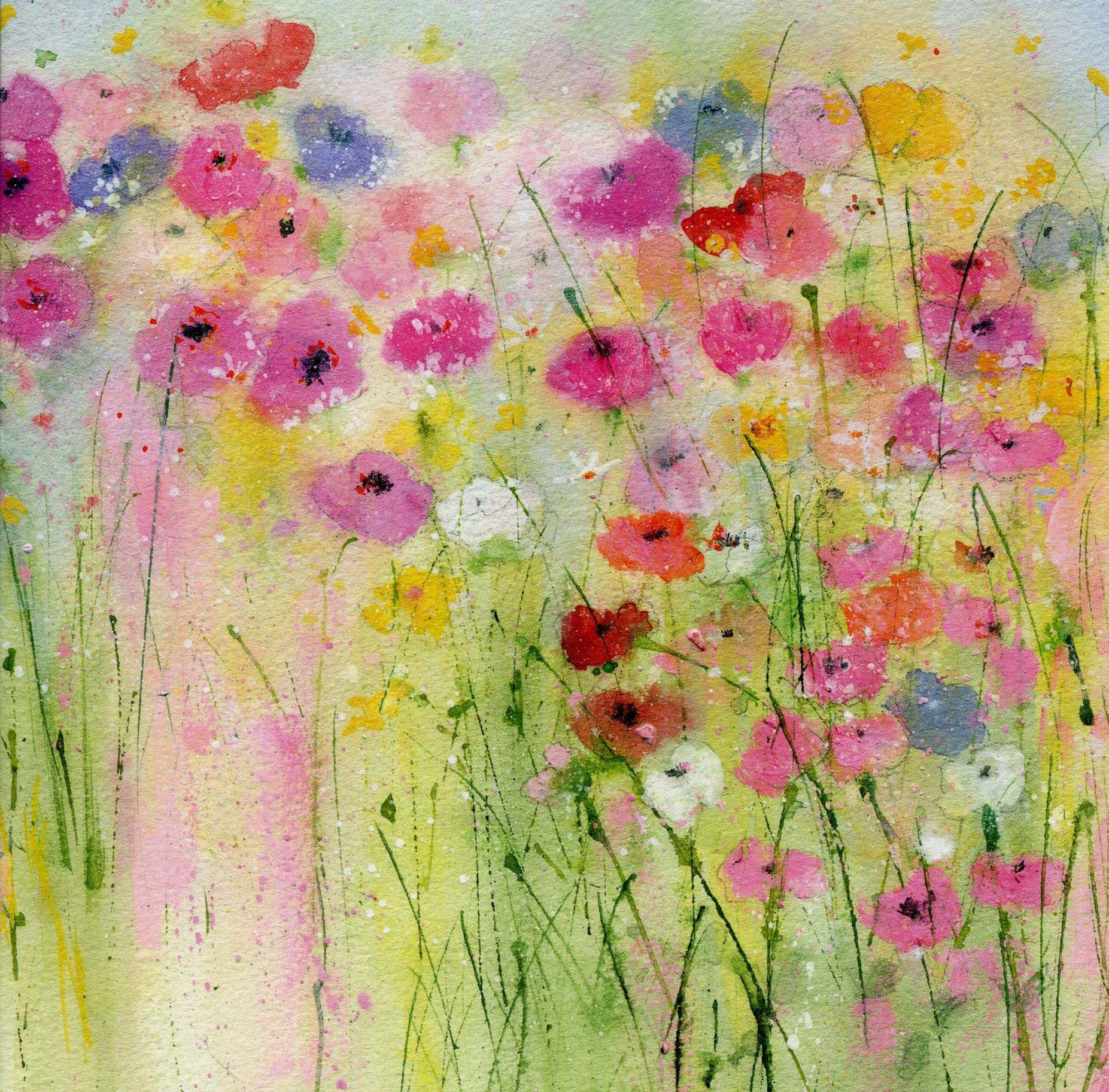 Summer Shower Greeting Card
