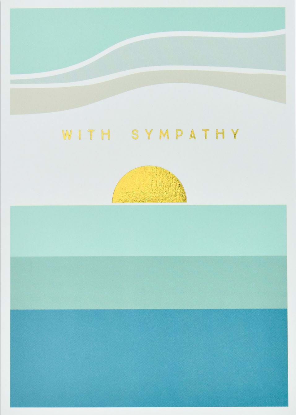 Waves Sympathy Card