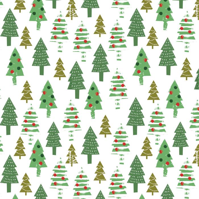Trees Christmas Wrapping Paper 2 Sheets