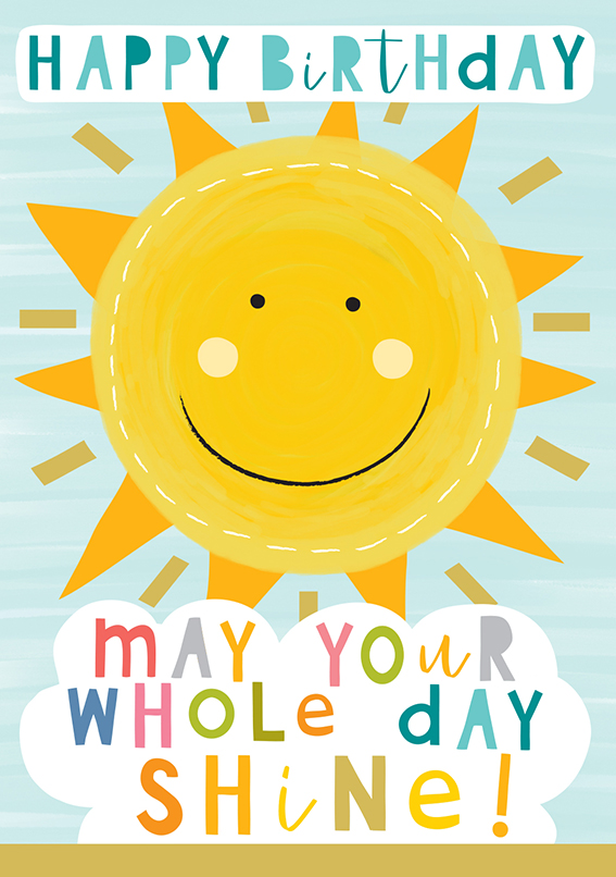 May Your Day Shine Birthday Card