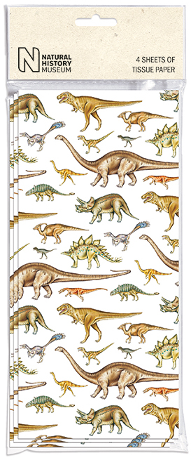Dinosaurs Tissue Paper 4 Sheets