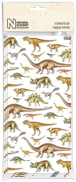 Dinosaurs Tissue Paper 4 Sheets