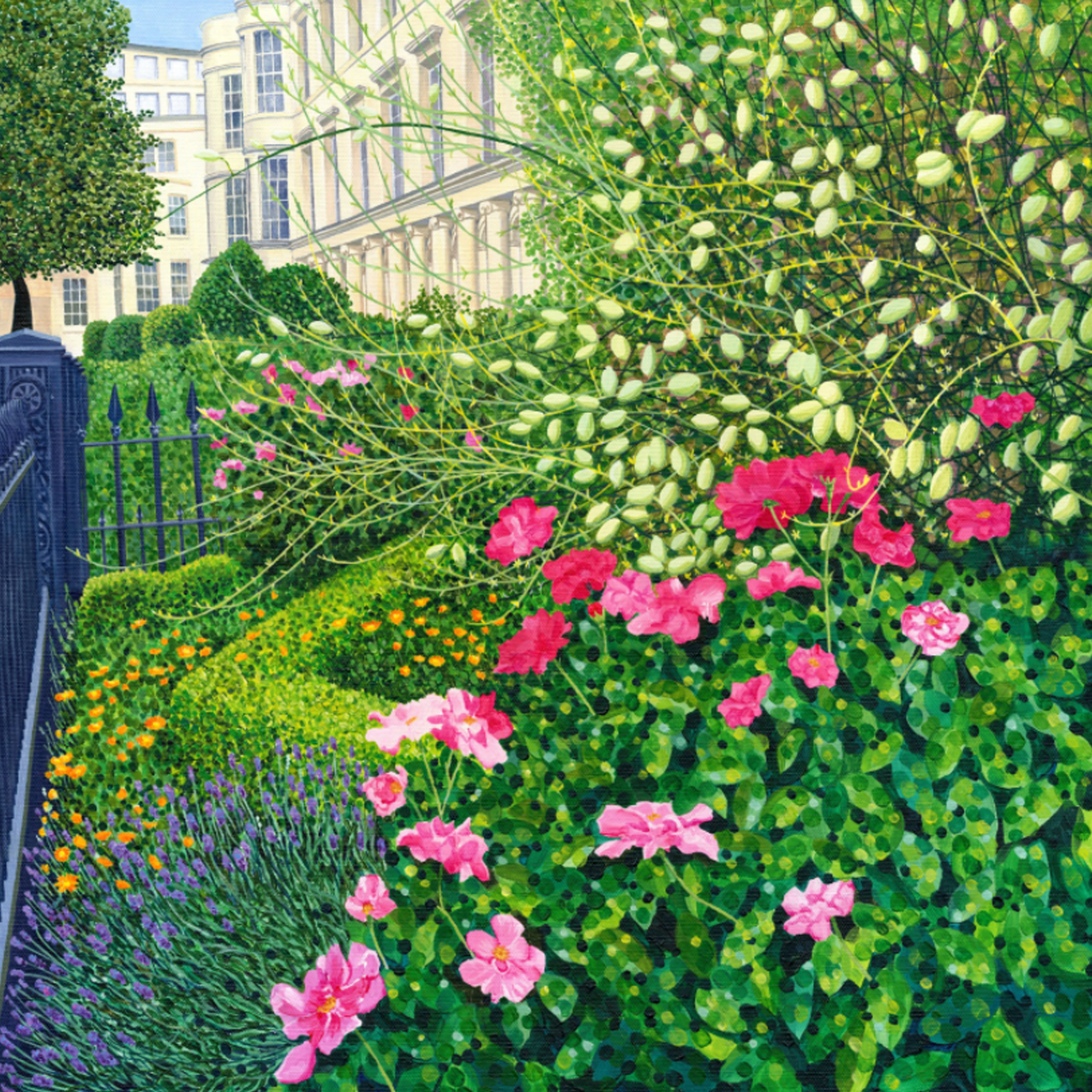 Garden of Medicinal Plants Greeting Card