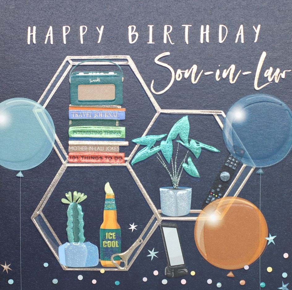 Interesting Things Son in Law Birthday Card