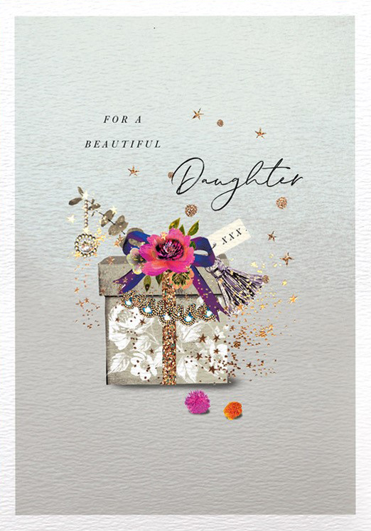 Present Daughter Birthday Card