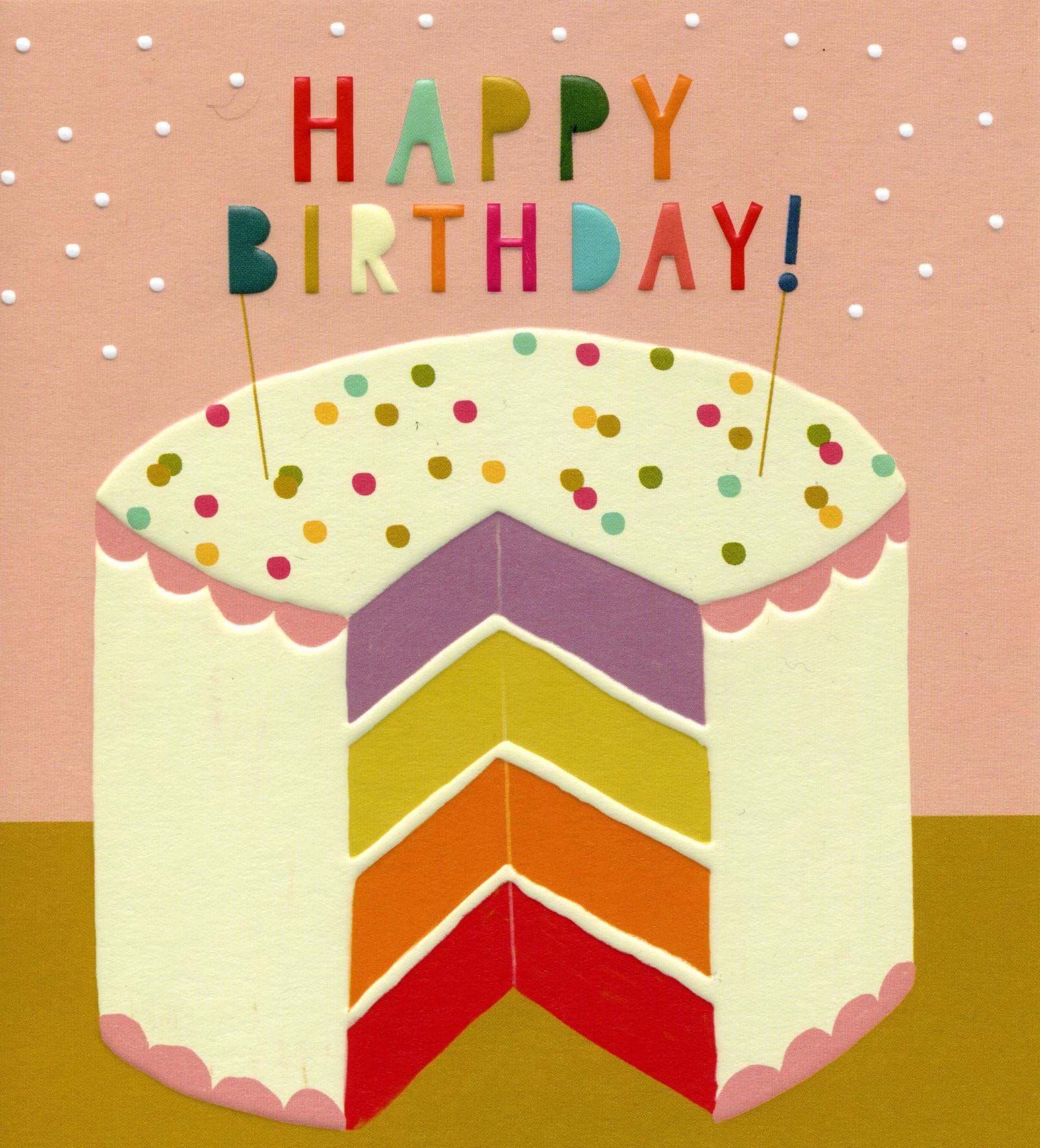 Slice of Cake Birthday Card