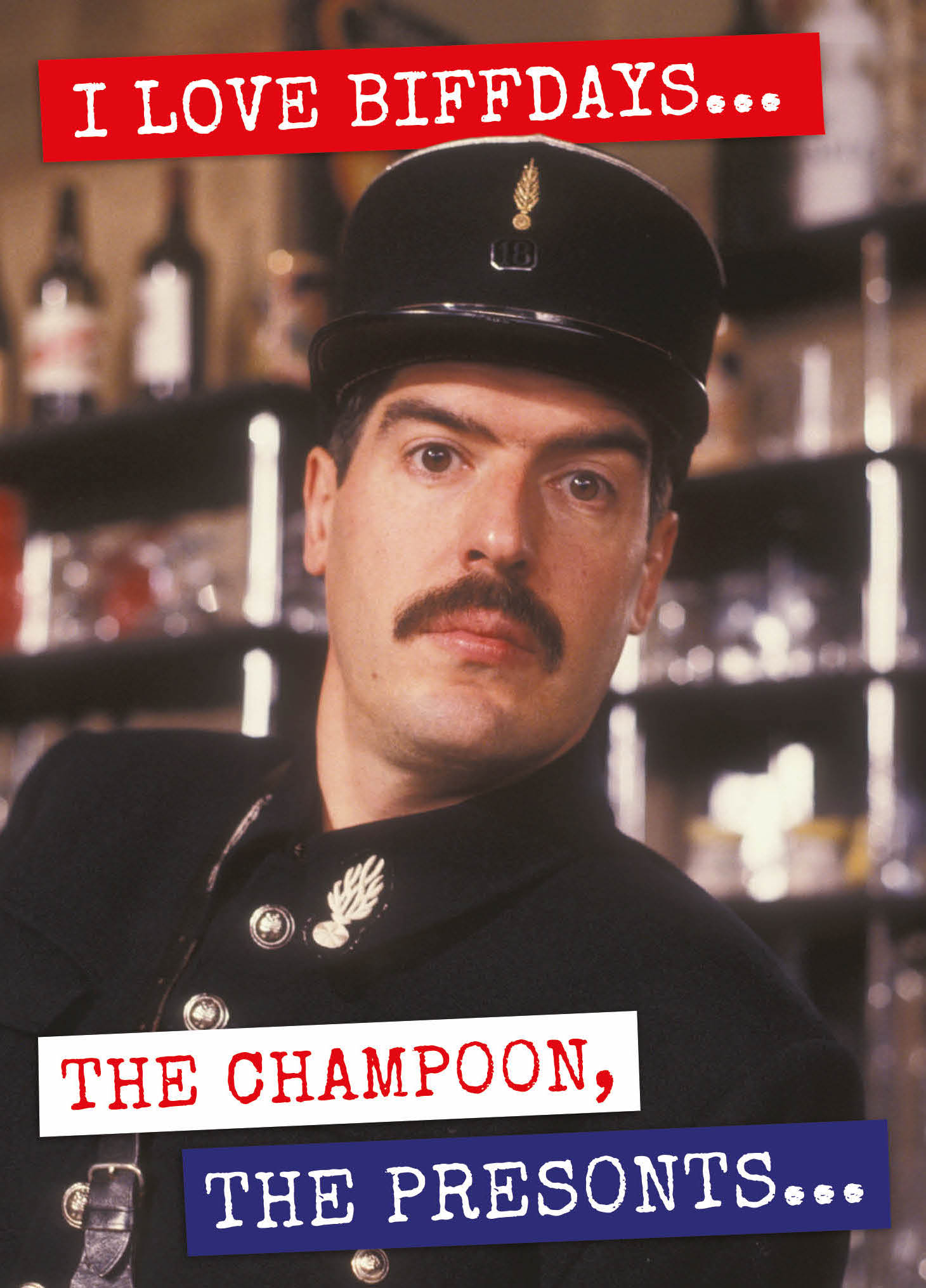 Allo Allo Birthday Card