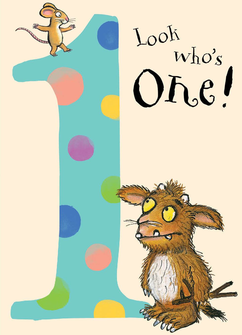 Gruffalo 1st Birthday Card