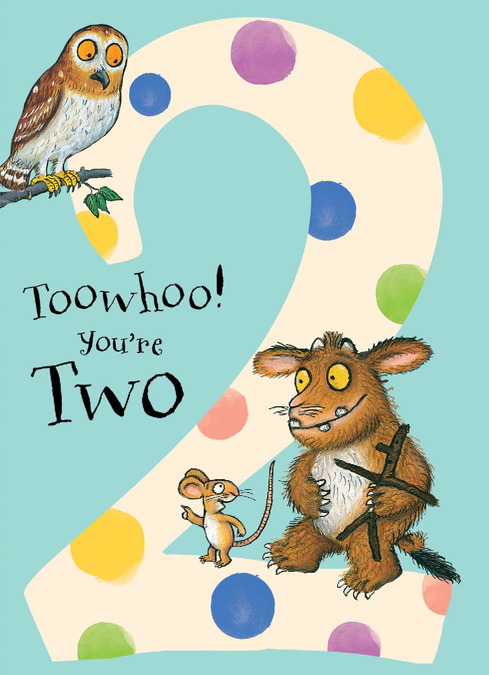 Gruffalo 2nd Birthday Card