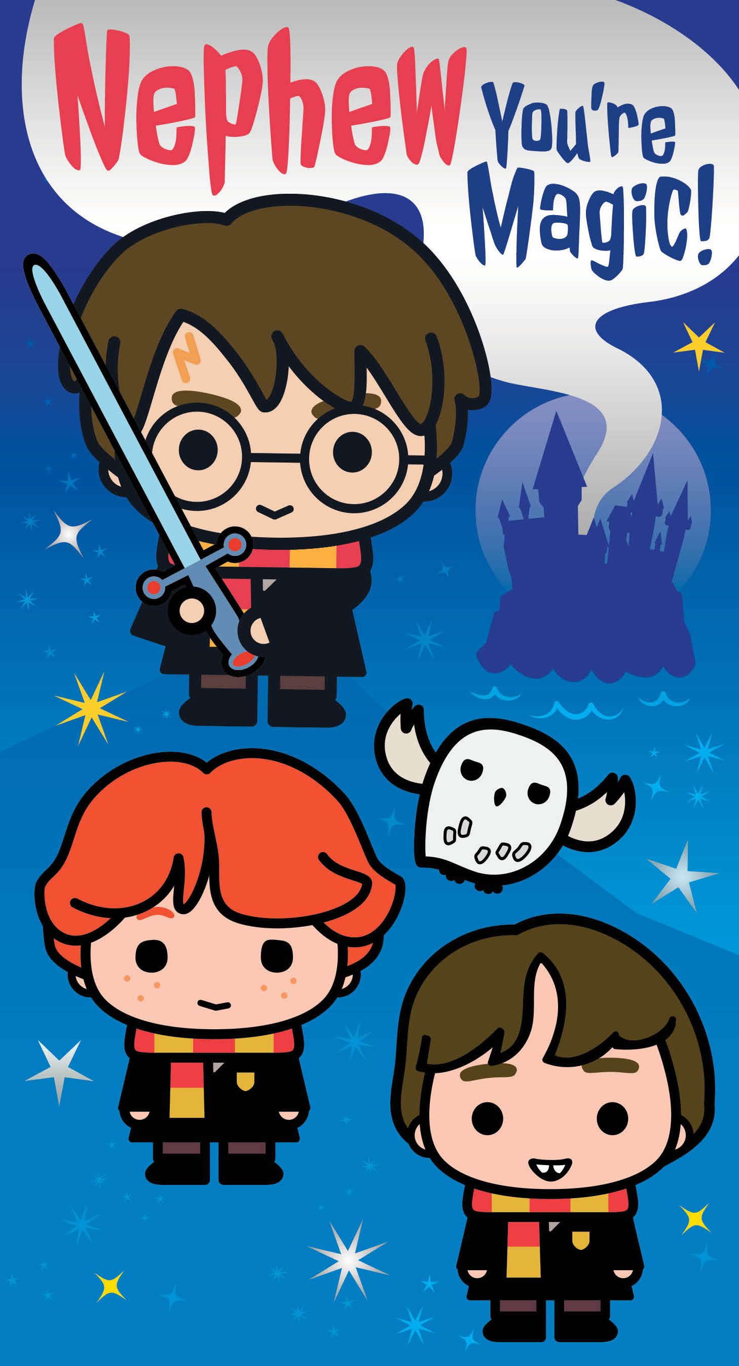 Harry Potter Nephew Birthday Card