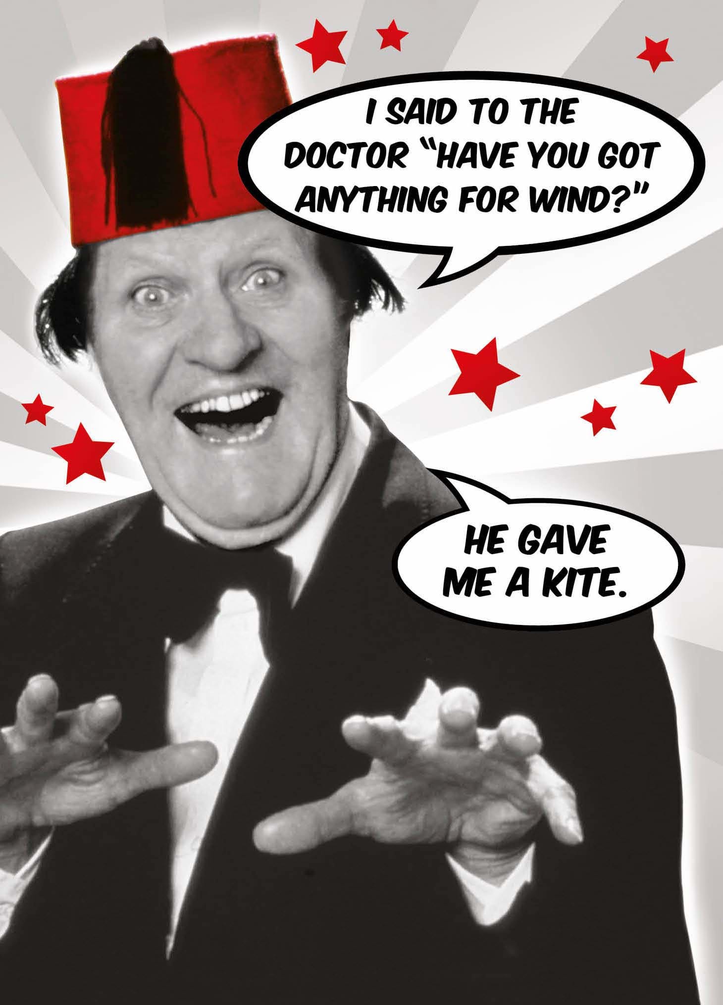 Tommy Cooper Birthday Card