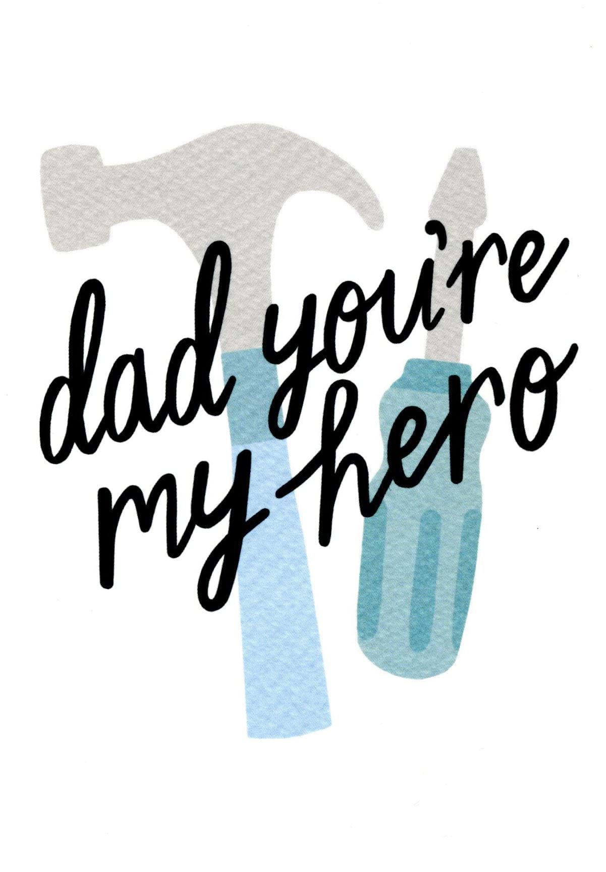 Tools Dad Greeting Card