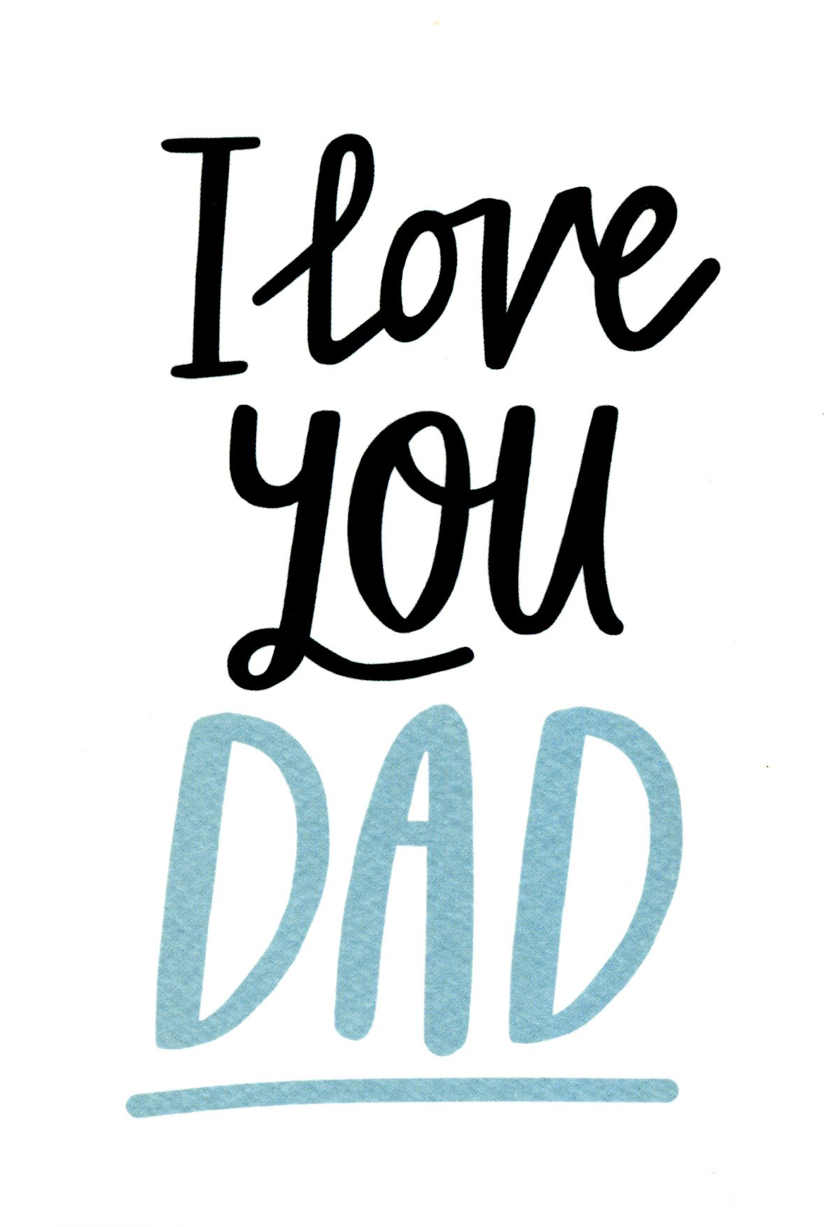 Love You Dad Greeting Card