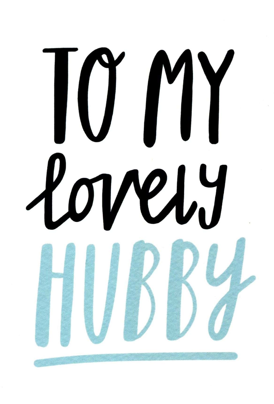 My Lovely Hubby Birthday Card