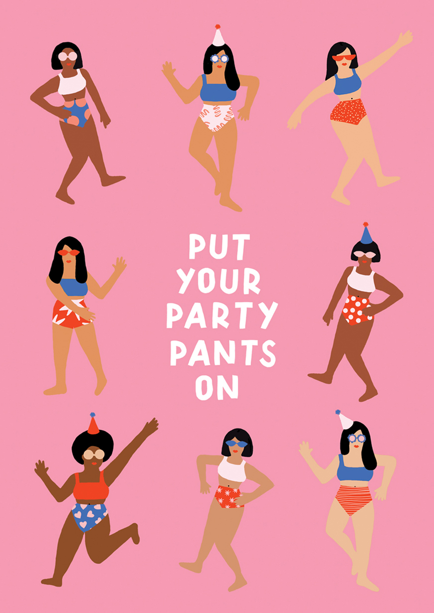 Party Pants Birthday Card