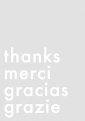 Thanks, Merci, Gracias, Grazie Greeting Card