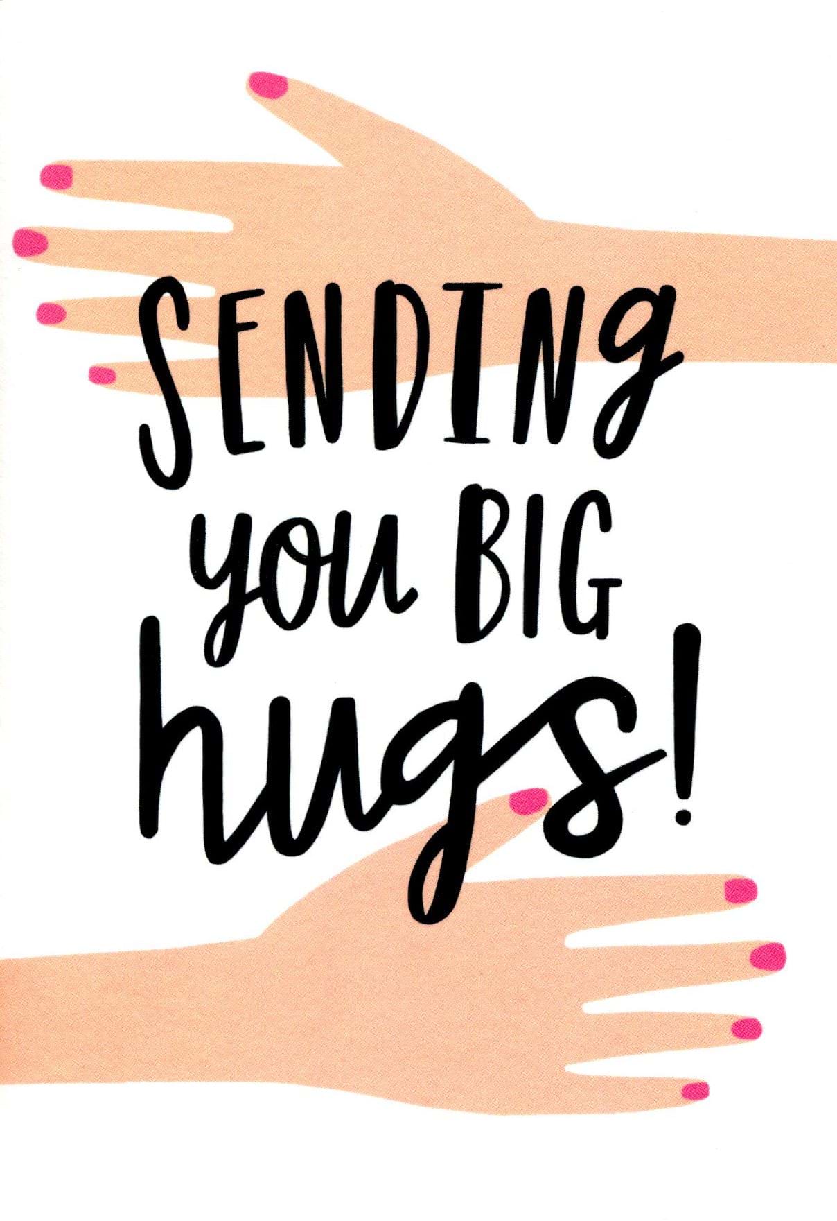 Sending You Hugs Thinking of You Card