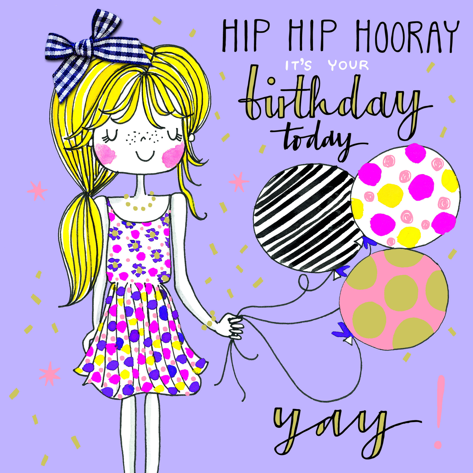 Balloons Birthday Card