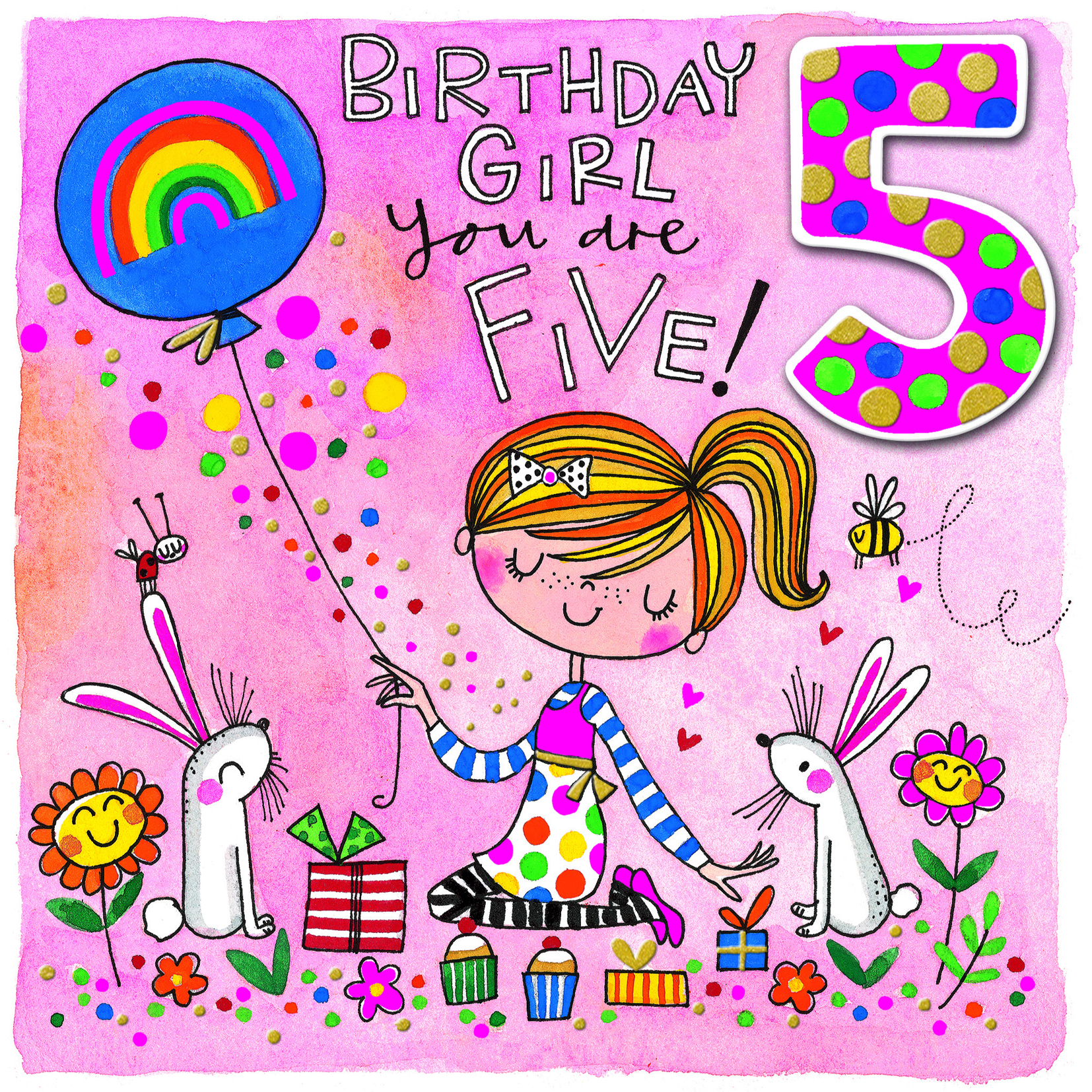 Polka Dot 5th Birthday