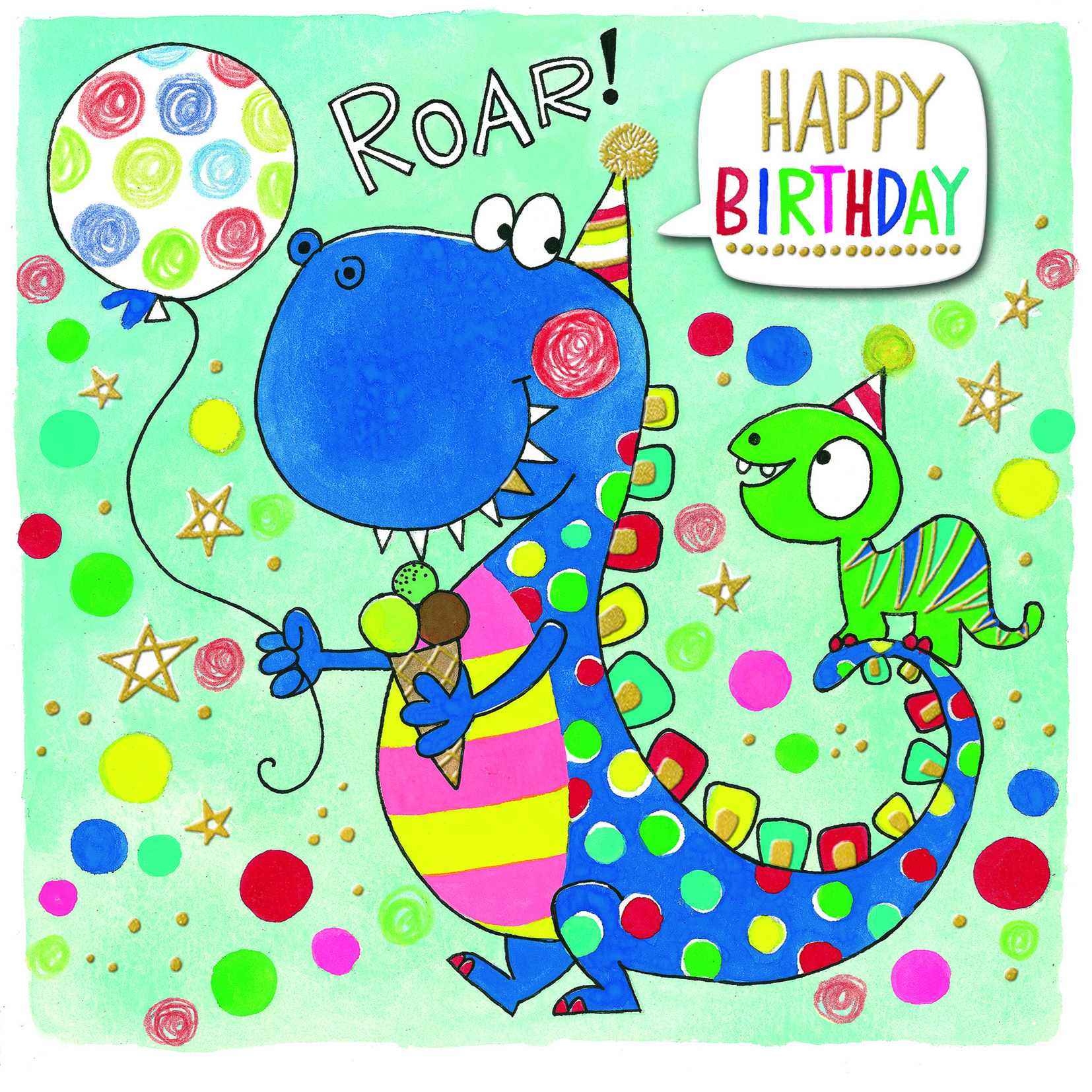 Dinosaur Roar Birthday Card
