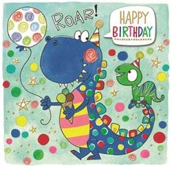 Dinosaur Roar Birthday Card