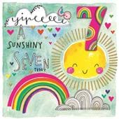 Sunshiny 7th Birthday Card