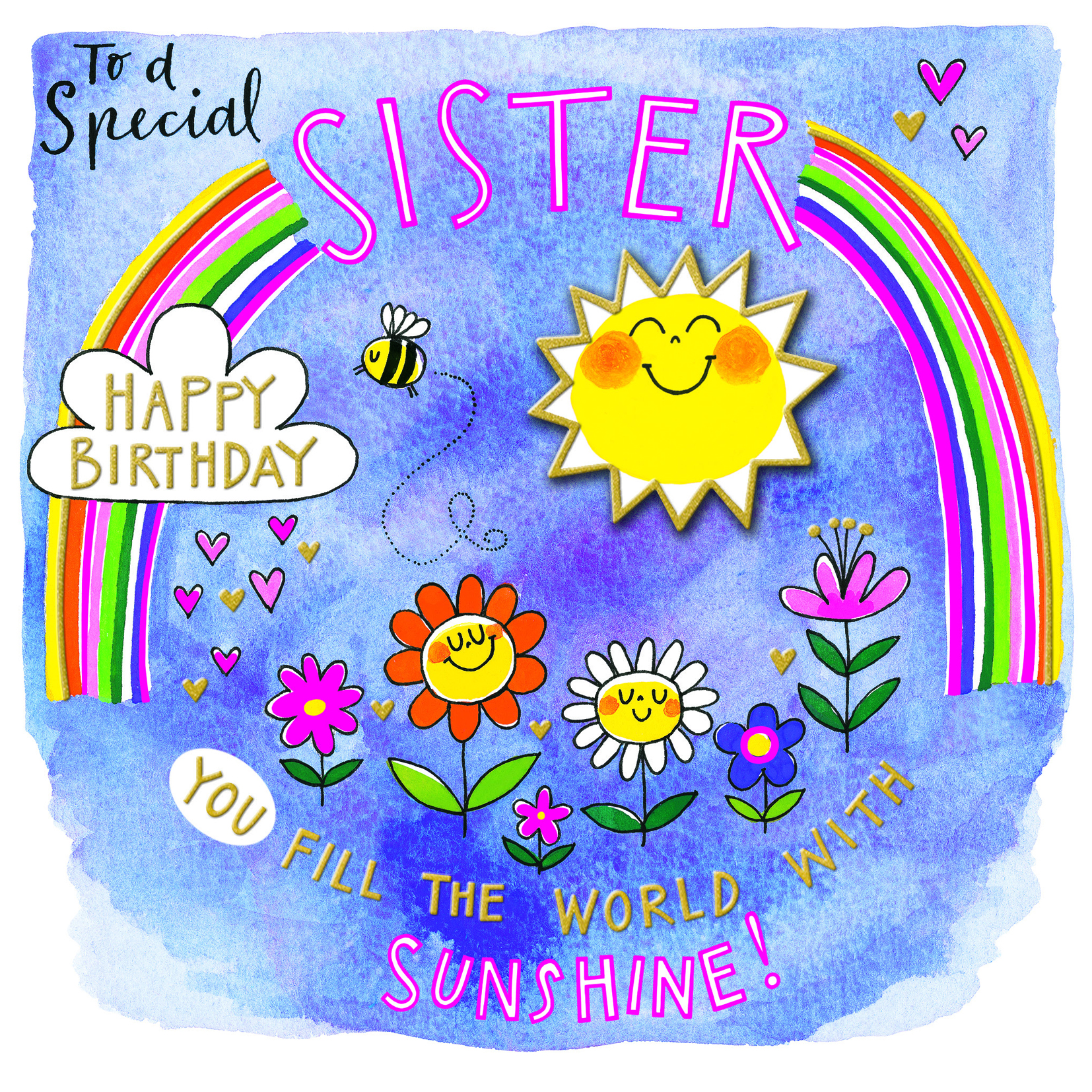 Sunshine Sister Birthday Card