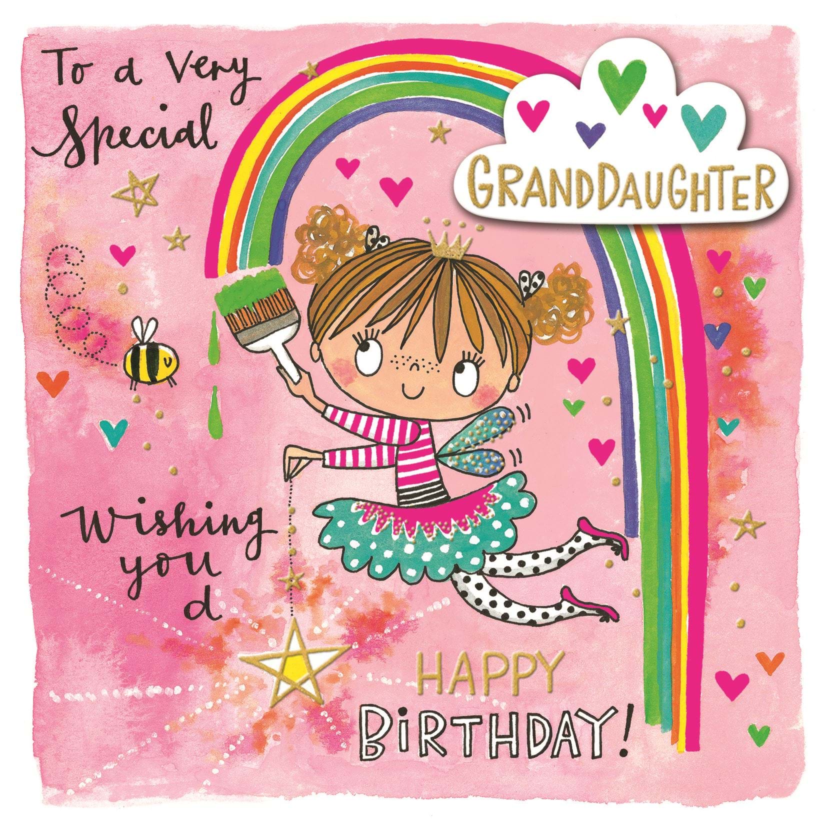 Fairy Granddaughter Birthday Card