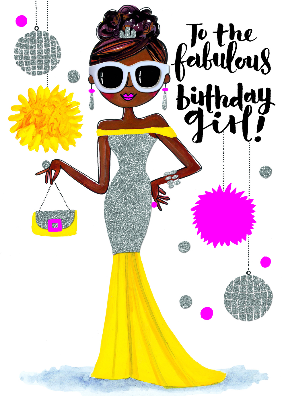 Party Girl Birthday Card