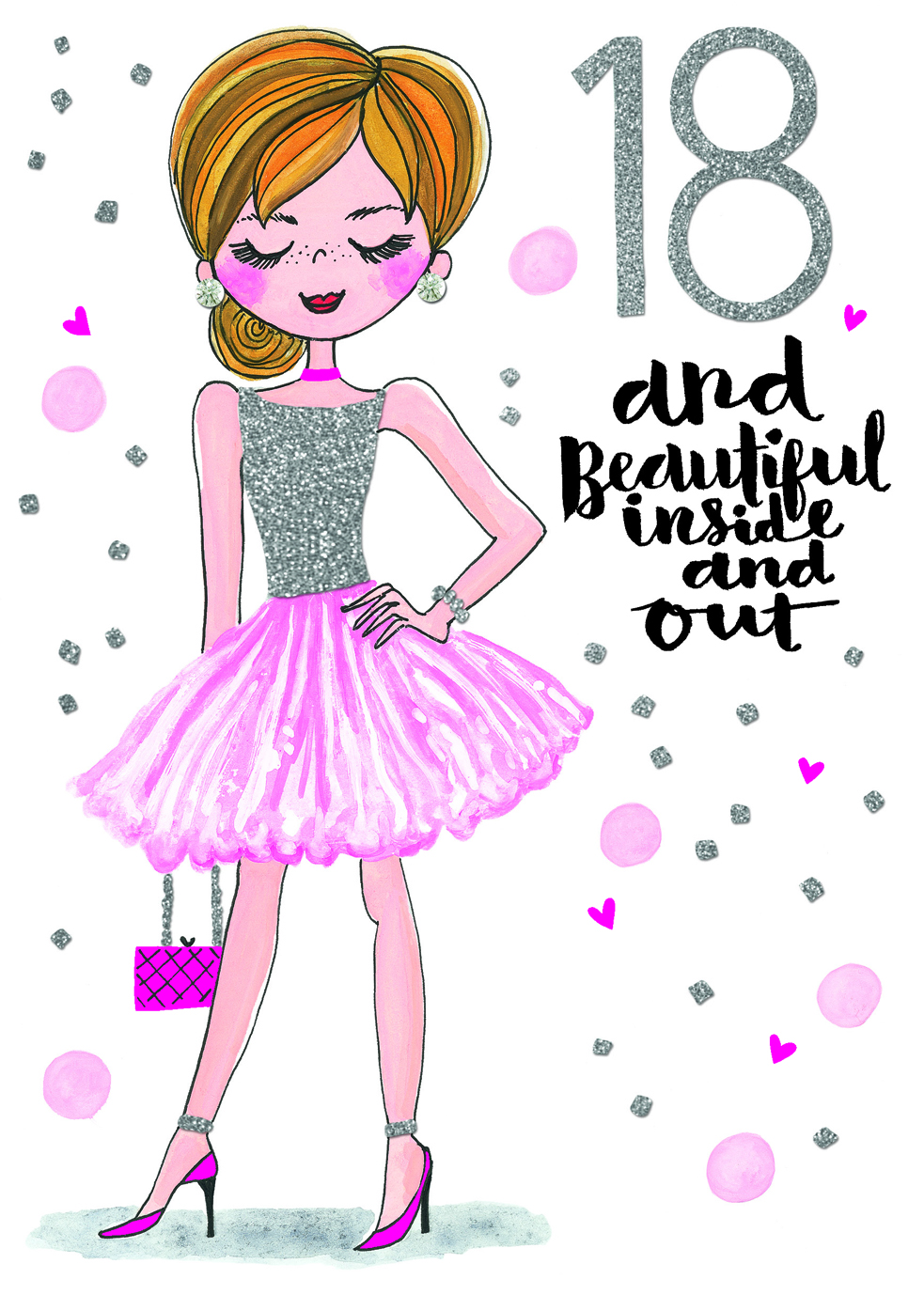 Beautiful 18th Birthday Card