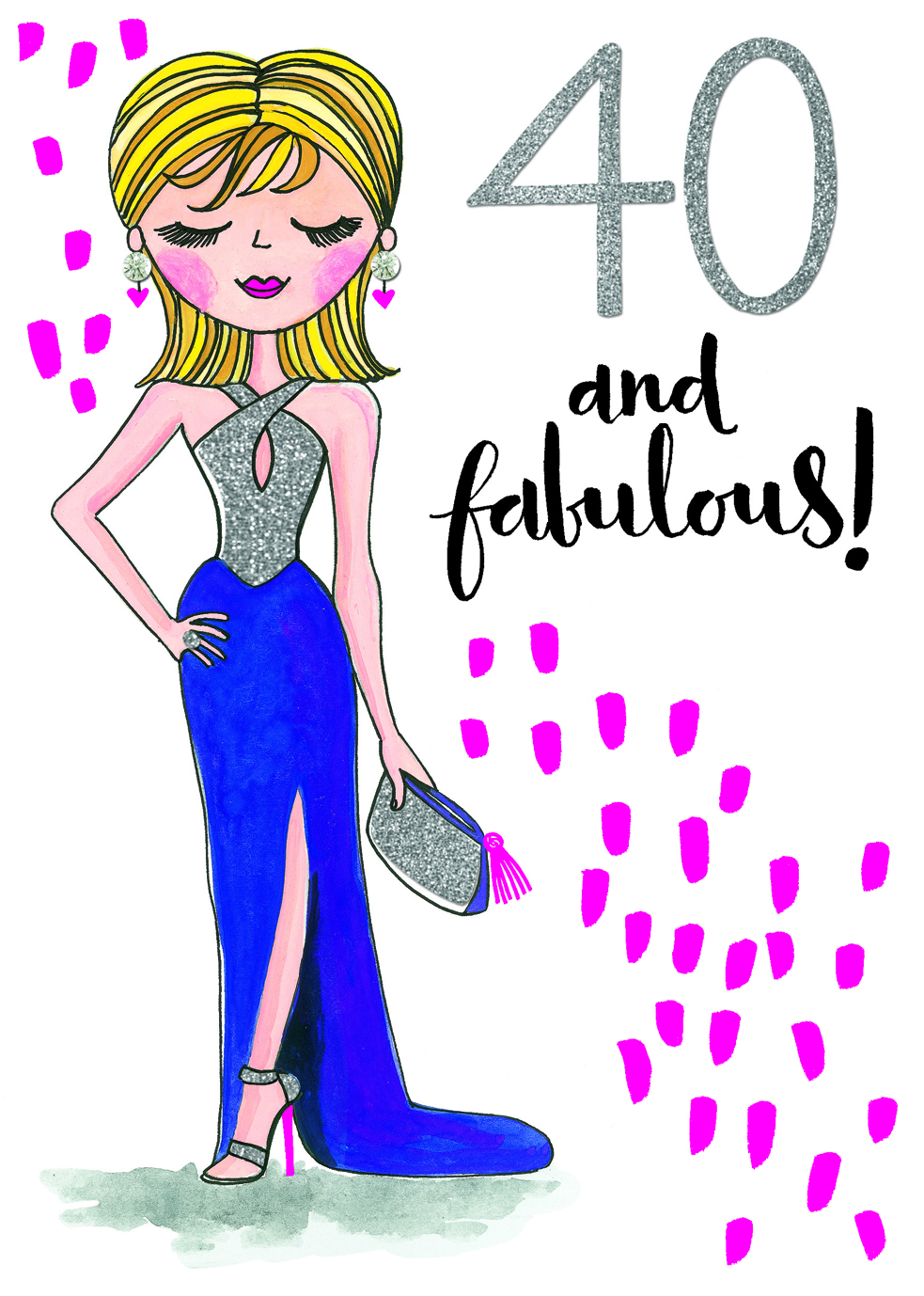 Fabulous 40th Birthday Card