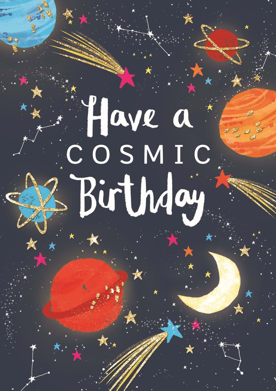 Cosmic Birthday Card