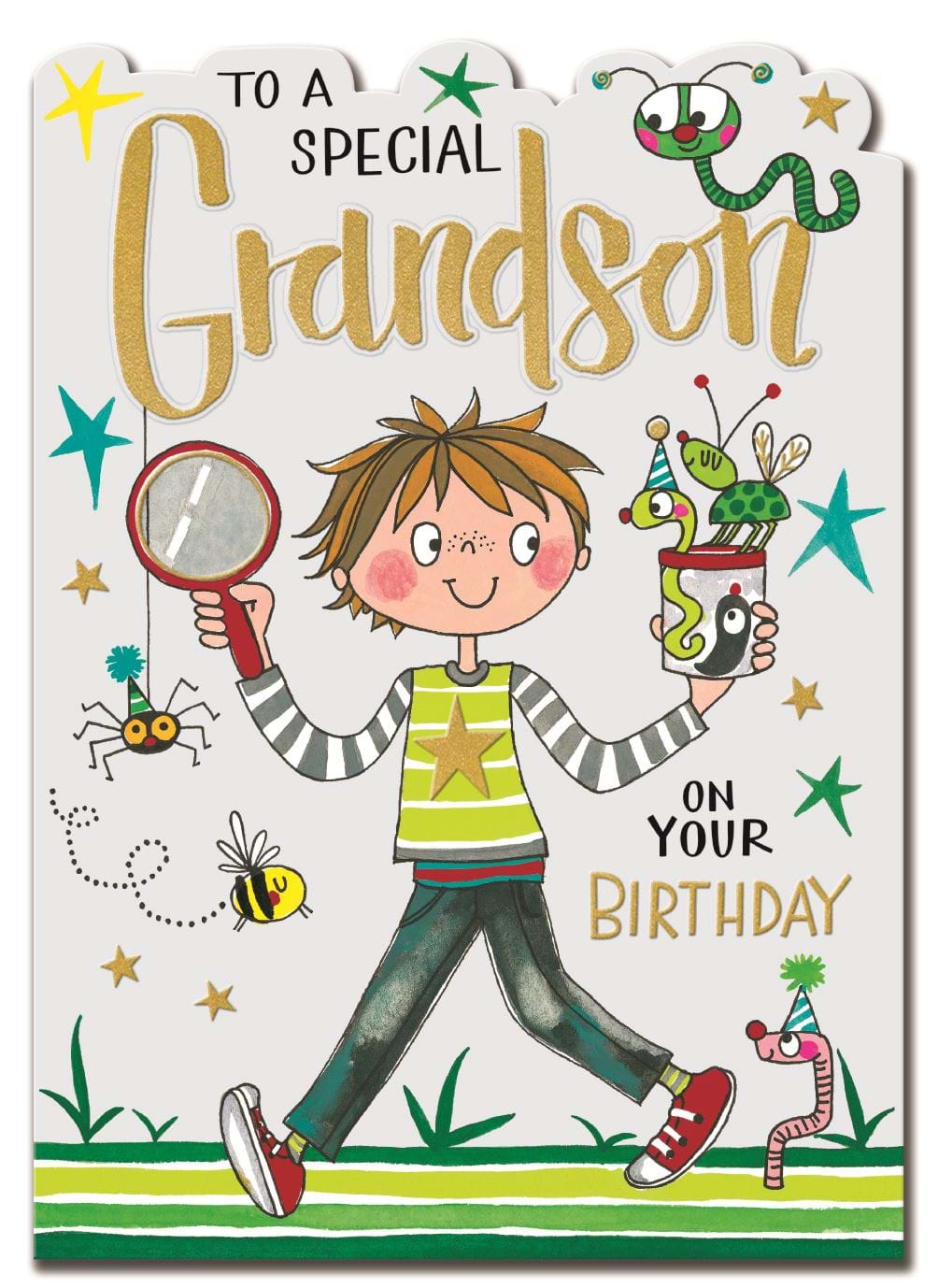 Critters Grandson Birthday Card