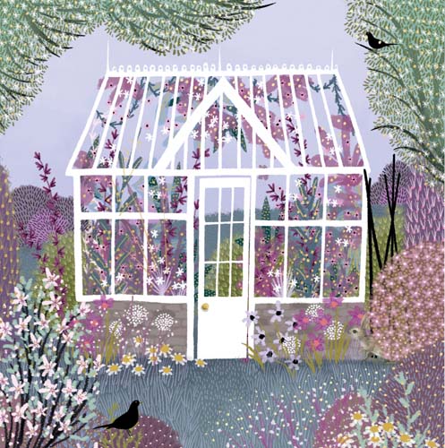 Green House Greeting Card