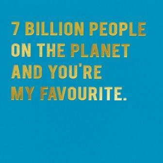 You're My Favourite Greeting Card