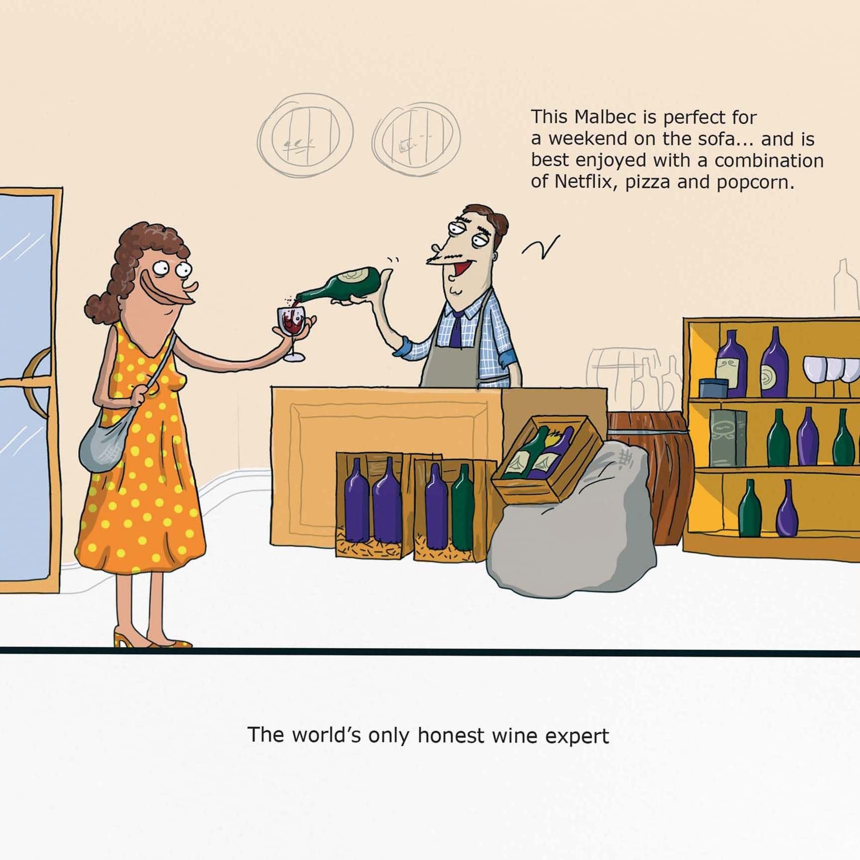 Wine Expert Greeting Card