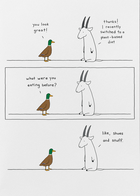 Plant-Based Diet Greeting Card