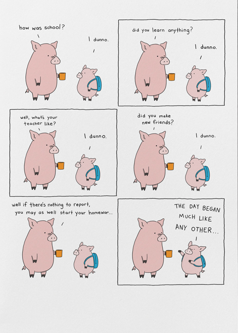 How Was School? Greeting Card