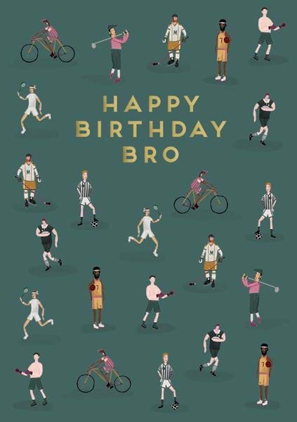 Sports Brother Birthday Card
