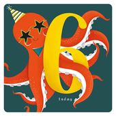 Octopus 6th Birthday Card