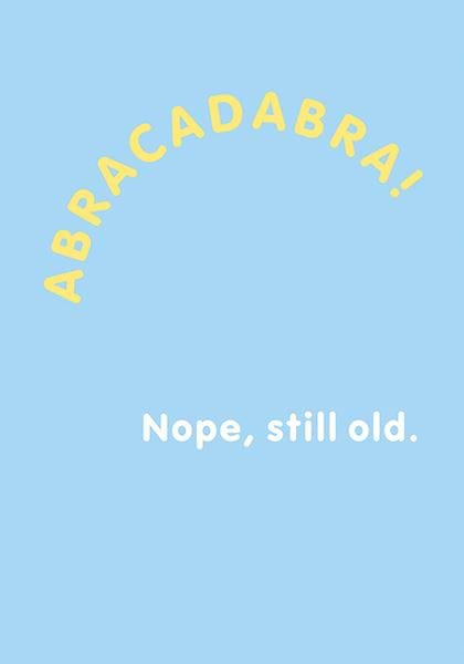 Abracadabra Birthday Card